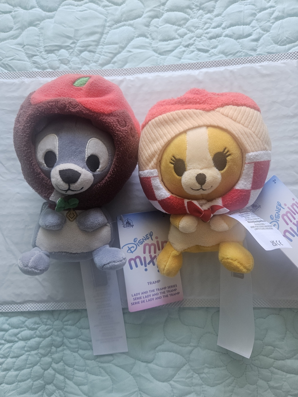 Lady and the Tramp 70th Anniversary Mini Mix-Its plush toys from the Disney